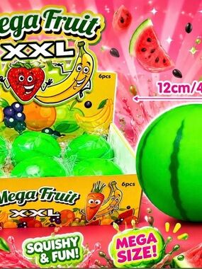 XXL Green Squishy Watermelon Toy - Kids Toy